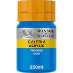 Winsor & Newton Galeria Acrylics 250ml Pot Process Cyan preview