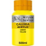 Winsor & Newton Galeria Acrylics 500ml Pot Lemon Yellow preview