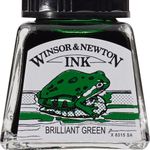 Winsor & Newton Drawing Inks 14ml Bottles Brilliant Green preview