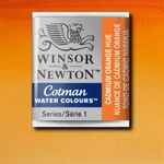 Winsor & Newton Cotman Watercolour Paint Half Pan Cadmium Orange Hue preview