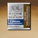 Winsor & Newton Cotman Watercolour Paint Half Pan Raw Umber preview