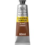 Winsor & Newton Galeria Acrylics 60ml Tube Burnt Umber preview