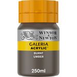 Winsor & Newton Galeria Acrylics 250ml Pot Burnt Umber preview