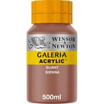 Winsor & Newton Galeria Acrylics 500ml Pot Burnt Sienna preview