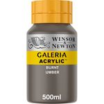 Winsor & Newton Galeria Acrylics 500ml Pot Burnt Umber preview