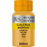 Winsor & Newton Galeria Acrylics 500ml Pot Cadmium Yellow Deep Hue preview