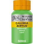 Winsor & Newton Galeria Acrylics 500ml Pot Permanent Green Light preview