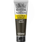 Winsor & Newton Galeria Acrylics 120ml Tube Lamp Black preview