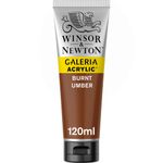 Winsor & Newton Galeria Acrylics 120ml Tube Burnt Umber preview