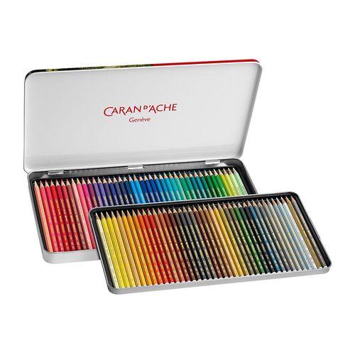 Caran d'Ache Prismalo Watercolour Pencils Tin of 80