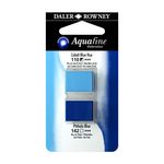 Daler Rowney Aquafine Watercolour Half Pan Twin Sets Cobalt Blue Hue/Phthalo Blue preview