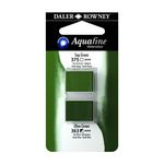 Daler Rowney Aquafine Watercolour Half Pan Twin Sets Sap Green/Oive Green preview
