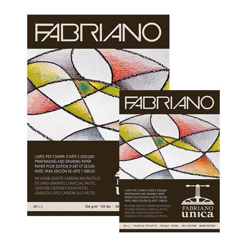Fabriano Unica White Printmaking Paper Pads A3