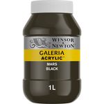 Winsor & Newton Galeria Acrylics 1ltr Pot Mars Black preview