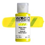 Golden Fluid Acrylic Colours 30ml Hansa Yellow Opaque preview