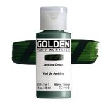 Golden Fluid Acrylic Colours 30ml Jenkins Green preview