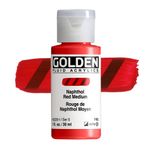 Golden Fluid Acrylic Colours 473ml Naphthol Red Medium preview