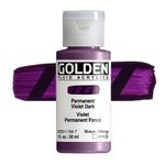 Golden Fluid Acrylic Colours 473ml Permanent Violet Dark preview