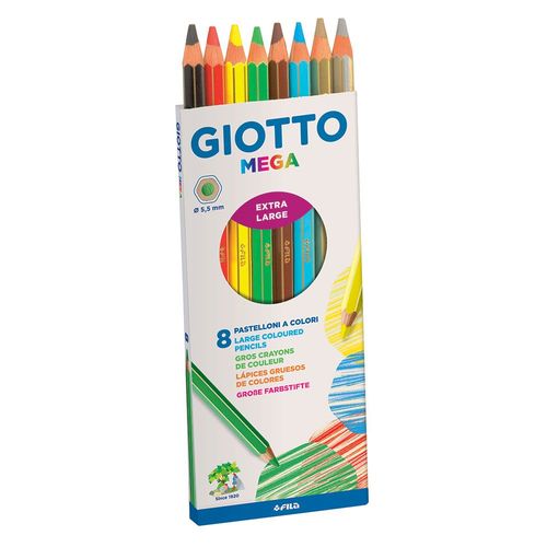 Giotto Mega Pencils Box of 8