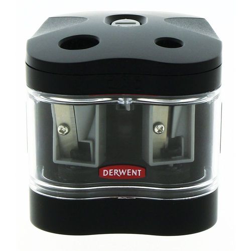 Derwent Battery Operated Twin Hole Pencil Sharpener