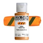 Golden Fluid Acrylic Colours 30ml India Yellow Hue preview