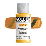 Golden Fluid Acrylic Colours 30ml Iridescent Bright Gold (Fine) preview