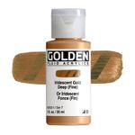 Golden Fluid Acrylic Colours 30ml Iridescent Gold Deep (Fine) preview