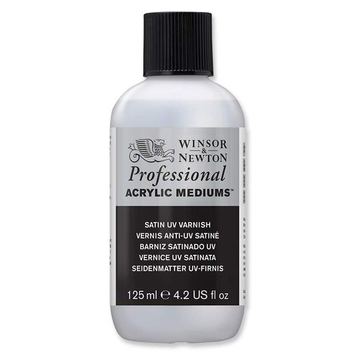 Winsor & Newton Professional Acrylic UV Satin Varnish 125ml