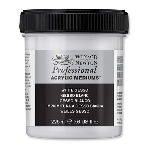 Winsor & Newton Professional Acrylic White Gesso Primer 225ml