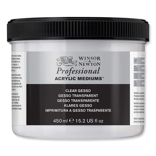 Winsor & Newton Professional Acrylic Clear Gesso 450ml