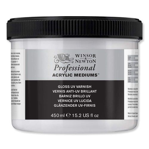 Winsor & Newton Professional Acrylic UV Gloss Varnish 450ml