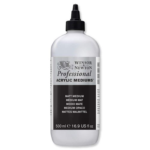 Winsor & Newton Professional Acrylic Matt Medium 500ml