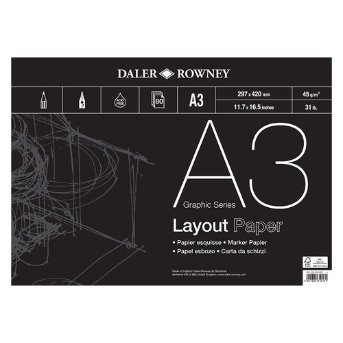 Daler Rowney Layout Pads A3