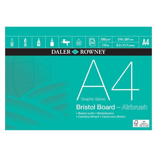 Daler Rowney Bristol Board Pad A4