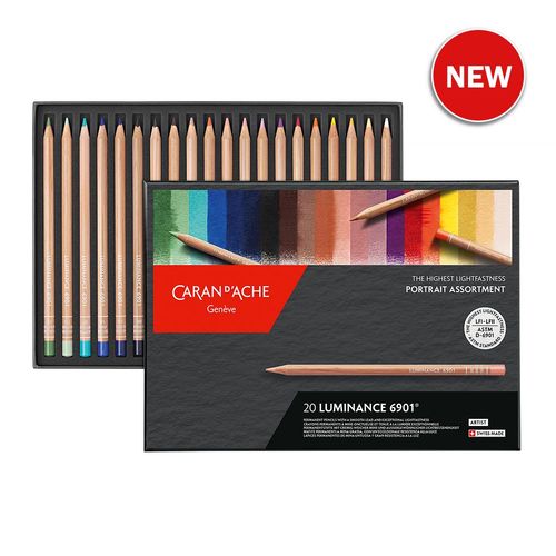 Caran d'Ache Luminance Pencil Box 20 Portrait Pencils