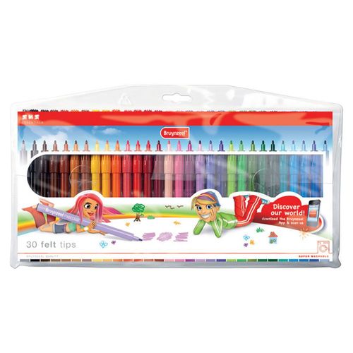 Bruynzeel Felt Tip Wallet Sets 30
