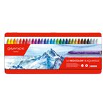 Caran d'Ache Neocolor II Aquarelle Watersoluble Wax Pastels 30 Assorted Colours preview