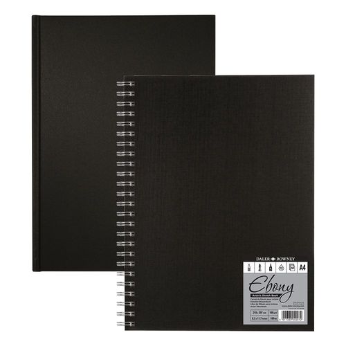 Daler Rowney Ebony Sketch Book Spiral A3