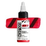Golden High Flow Acrylic Paint 30ml Quinacridone Red preview