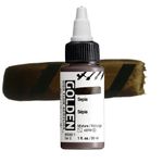 Golden High Flow Acrylic Paint 30ml Sepia preview