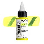 Golden High Flow Acrylic Paint 30ml Fluorescent Chartreuse preview