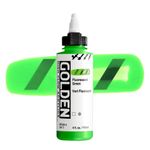 Golden High Flow Acrylic Paint 118ml Fluorescent Green preview