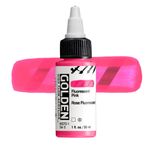Golden High Flow Acrylic Paint 30ml Fluorescent Pink preview