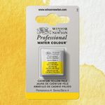 Winsor & Newton Professional Watercolours Half Pan Cadmium Yellow Pale preview