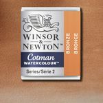 Winsor & Newton Cotman Watercolour Paint Half Pan Bronze preview