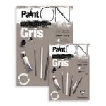 Clairefontaine Paint'ON Multi Technique Grey Paper Pads A4 preview
