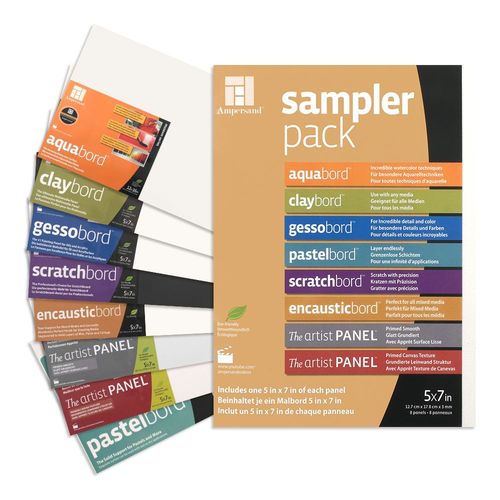 Ampersand Sample Packs and Boards Sample Pack of 6 boards
