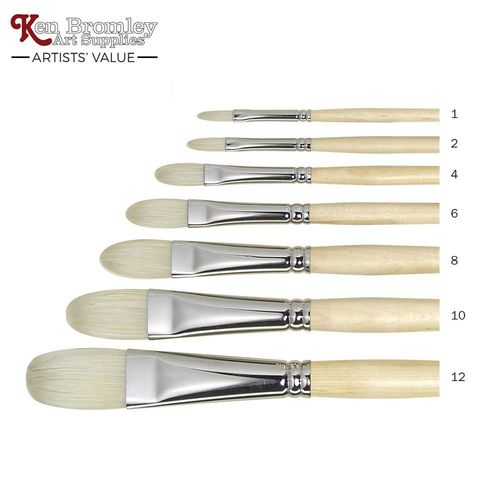Bromleys Artists' Value Filbert Hog Brush 2