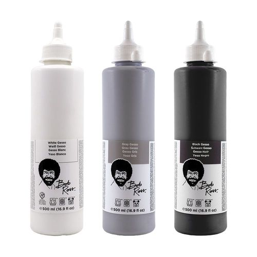 Bob Ross Base Gesso Black 473ml