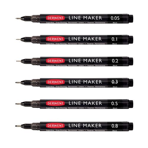 Derwent Line Makers Black 0.3